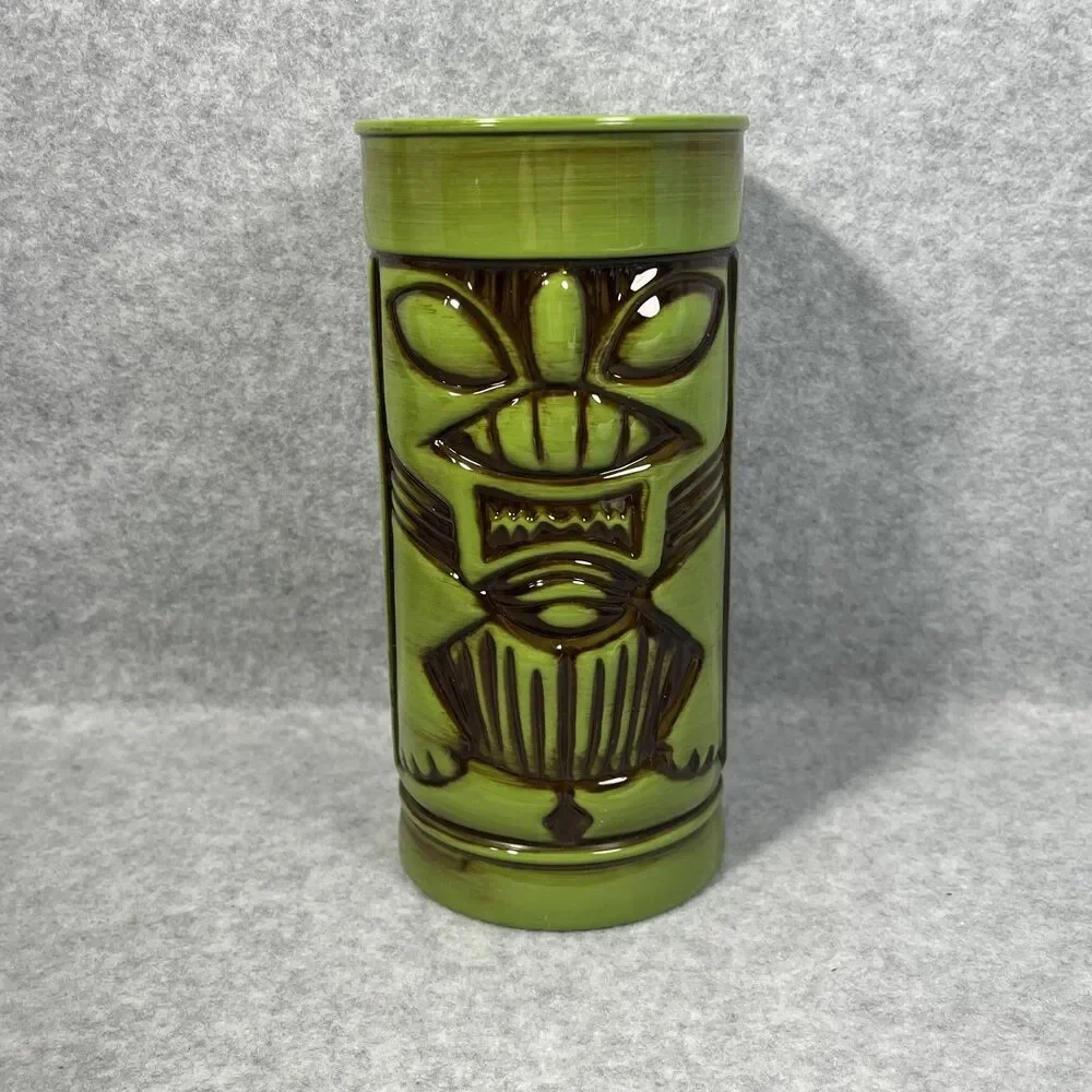Tiki Mai Tai‎ Cup Plastic Polynesian Barware 6.5